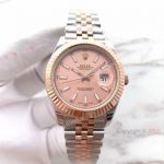 (EW) Replica Rolex Oyster Perpetual Datejust II 2-Tone Rose gold Pink Gold Dial Watch ETA3255